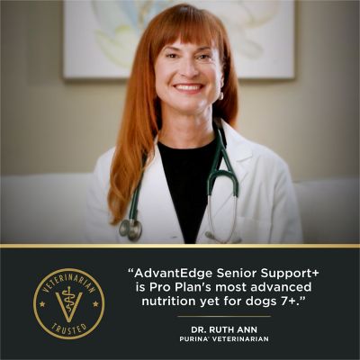 Image showing 8 th Purina Pro Plan AdvantEDGE Senior Support+ Chicken & Rice Dry Dog Food