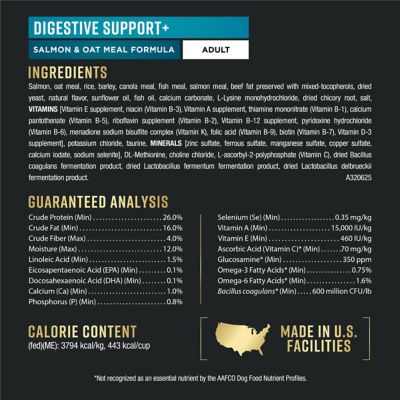 Image showing 5 th Purina Pro Plan AdvantEDGE Digestive Support Adult Salmon And Oatmeal