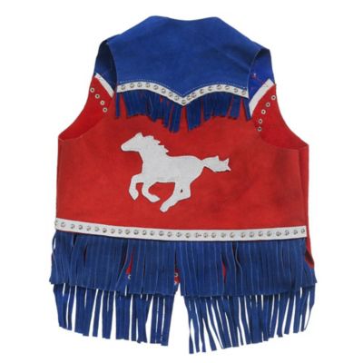 Image showing  Galloping Horse & Stars Premium Youth Chap and Vest Set