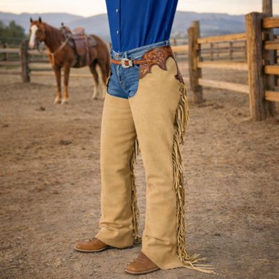 Image showing 5 th Tough1 Suede Reining Chaps