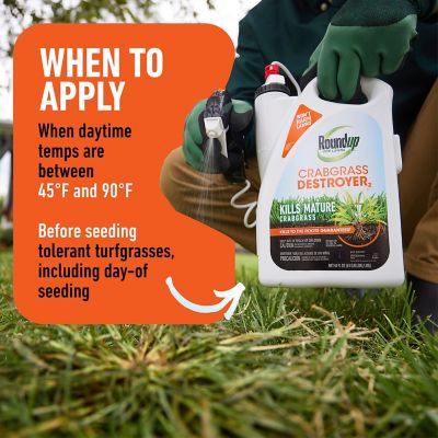 Image showing 9 th Roundup Crabgrass Destroyer RTU Trigger .5 GAL