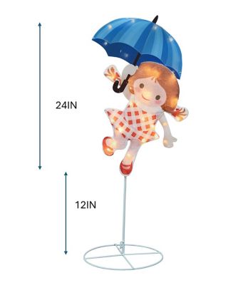 Image showing 2D PreLit LED Misfit Doll