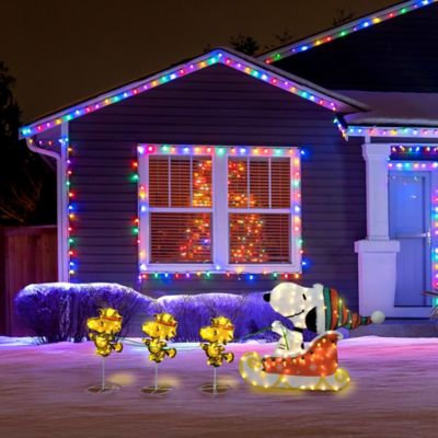 Image showing 2D Sleigh with Snoopy and Woodstock