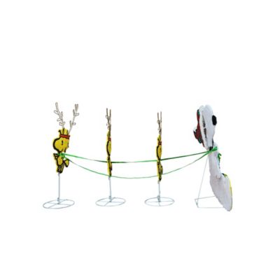 Image showing 2D Sleigh with Snoopy and Woodstock