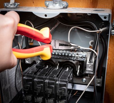 Image showing 5 th Crescent 8 in. VDE Insulated Long nose Pliers