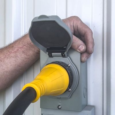 Image showing  50 Amp Generator Power Inlet Box