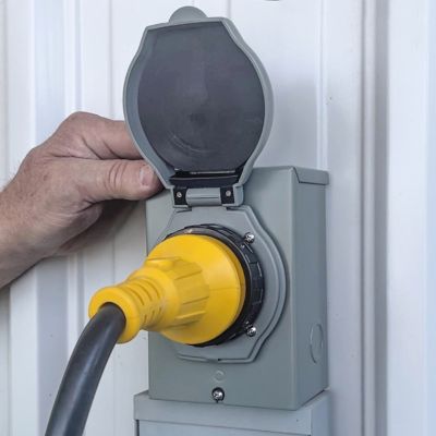 Image showing  30 Amp Generator Power Inlet Box