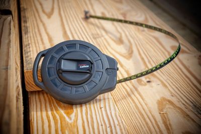 Image showing  LUFKIN 3/8 in. x 100 ft. Nite Eye Steel Construction Long Tape