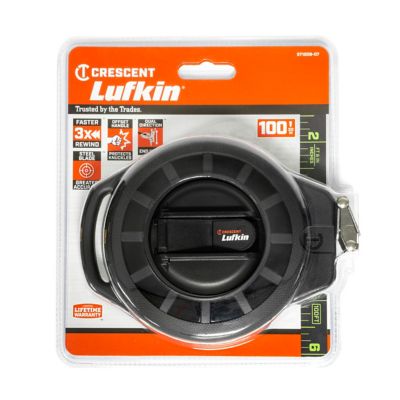 Image showing 6 th Crescent LUFKIN 3/8 in. x 100 ft. Nite Eye Steel Construction Long Tape