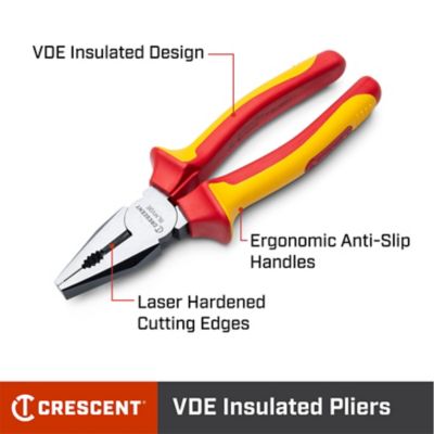 Image showing  8 in. VDE Insulated Lineman Pliers