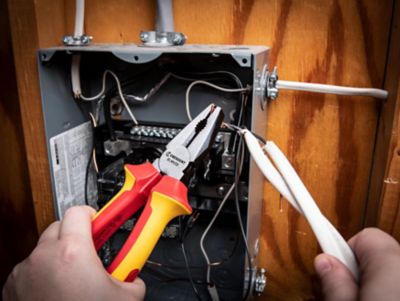 Image showing 5 th Crescent 8 in. VDE Insulated Lineman Pliers