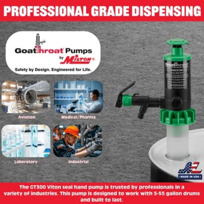 Image showing 6 th GoatThroat Pumps Hand-Operated Viton Drum Pump