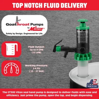 Image showing 7 th GoatThroat Pumps Hand-Operated Viton Drum Pump