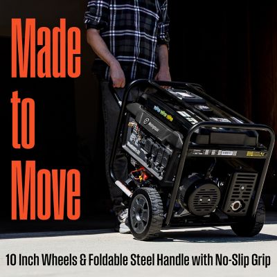 Image showing 6 th Westinghouse 12,500/9,500-Watt Tri-Fuel Portable EFI Generator, CO Sensor, Gas/Propane/Natural Gas