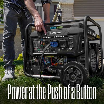 Image showing  7,500/6,000-Watt Dual-Fuel Portable EFI Generator, Remote Electric Start, CO Sensor