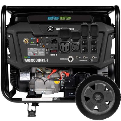 Image showing 9 th Westinghouse 12,500/9,500-Watt Dual-Fuel Portable EFI Generator, Gas/Propane, CO Sensor