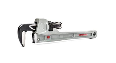 Image showing  10 in. Aluminum Slim Jaw Pipe Wrench