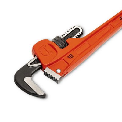 Image showing  10 in. Cast Iron SLIM JAW Pipe Wrench