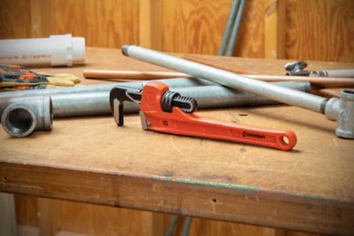 Image showing  10 in. Cast Iron SLIM JAW Pipe Wrench