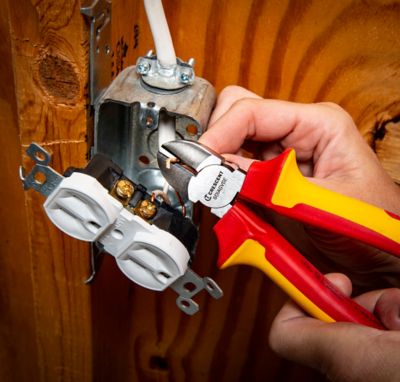 Image showing 5 th Crescent 7 in. VDE Insulated Diagonal Cutting Pliers