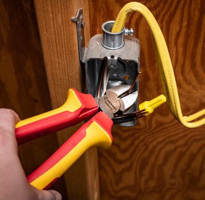 Image showing 5 th Crescent 6 in. VDE Insulated Diagonal Cutting Pliers