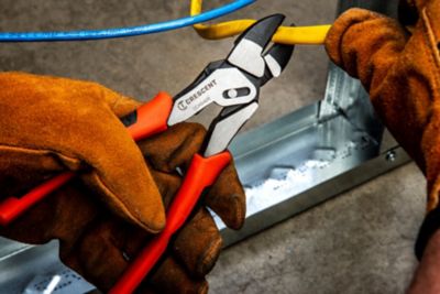 Image showing  8 in. Pivot Action Dual Material Diagonal Compound Action Cutting Pliers