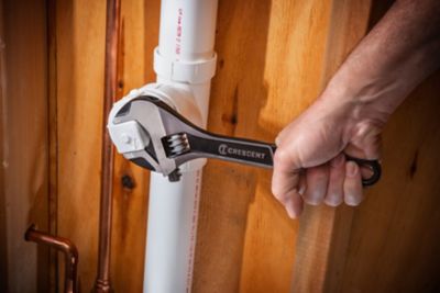 Image showing  10in Wide Jaw Adjustable Wrench