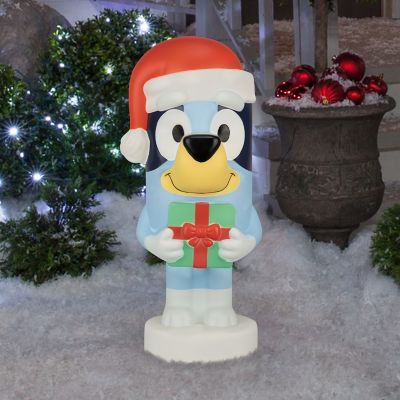 Image showing Lighted Blow Mold Outdoor Decor-Bluey