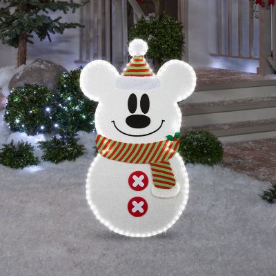 Image showing Holiday Flat-Tastics-Mickey Stylized Snowman