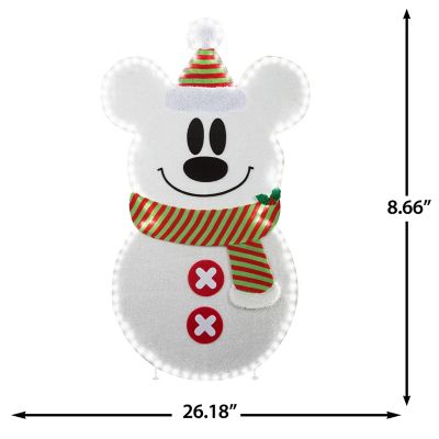 Image showing Holiday Flat-Tastics-Mickey Stylized Snowman
