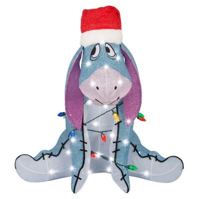 Disney3D Holiday Lighted Tinsel Sculpture Eeyore