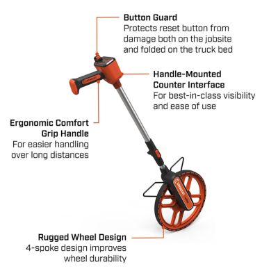 Image showing  LUFKIN 12 in. SAE Measuring Wheel