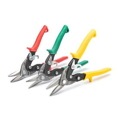 Image showing  WISS 3 pc. Compound Action Aviation Snip Set