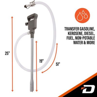 Image showing  Automatic Fuel Transfer Pump with Auto-Stop and Beep, 3.8 GPM & USB-C or AA Battery Powered