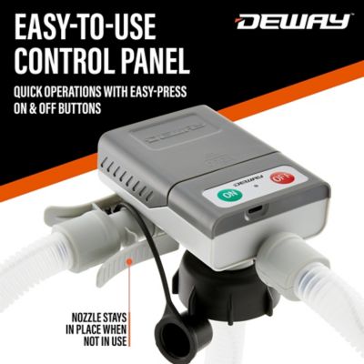 Image showing 6 th Deway Ultra Fast Can Fuel Transfer Pump, USB or Battery Powered with Auto-Stop, 51 in. Hose & Adapters