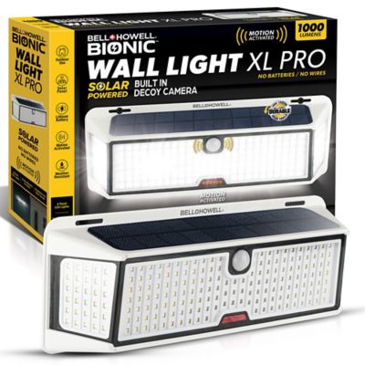 Bell & Howell Bionic Wall Light XL Pro 1000 Lumens Solar Powered Integrated LED Motion Activated Wall Light