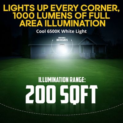 Image showing 5 th Bell & Howell Bionic Wall Light XL Pro 1000 Lumens Solar Powered Integrated LED Motion Activated Wall Light