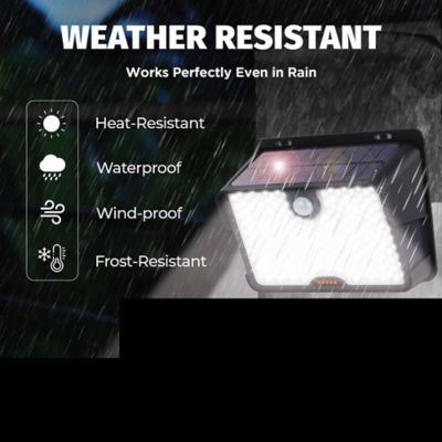 Image showing 5 th Bell & Howell Bionic Wall Light Pro 500 Lumens Black Solar Powered Integrated LED Motion Activated Wall Light