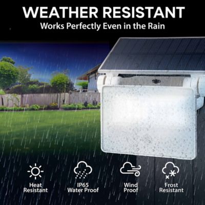 Image showing 5 th Bell & Howell Bionic Spotlight Flex 800 Lm Solar Powered Integrated LED Motion Activated Flat Spot Light