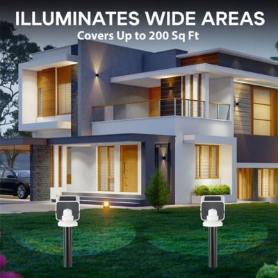 Image showing 5 th Bell & Howell Bionic Spotlight Pro 500 Lumens Solar Powered Integrated LED Motion Activated Security Spot Light