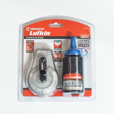 Image showing 6 th Crescent LUFKIN 100 ft. Aluminum Chalk and Reel with Blue Chalk