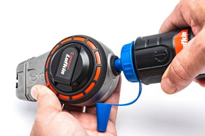 Image showing 6 th Crescent LUFKIN 100 ft. Professional Aluminum Chalk and Reel with Blue Chalk