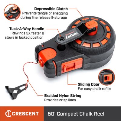 Image showing  LUFKIN 50 ft. Compact Chalk and Reel with Blue Chalk