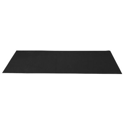 Image showing 5 th Ackland 60 x 96in. Black Rubber Utility Mat, Slip-Resistant, 0.24 in. Thick for Garages, Gyms, Workshops, Stalls and More