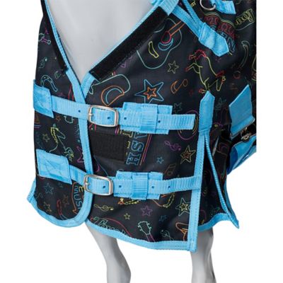 Image showing  1200D Nashville Nights Turnout Sheet with Snuggit