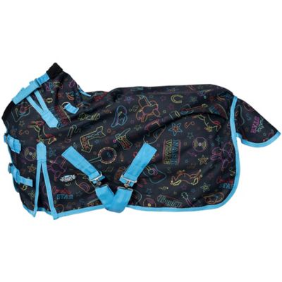 Tough1 1200D Nashville Nights Turnout Sheet with Snuggit