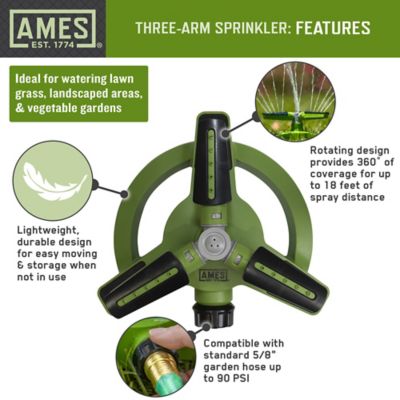 Image showing  3-Arm Rotating Sprinkler