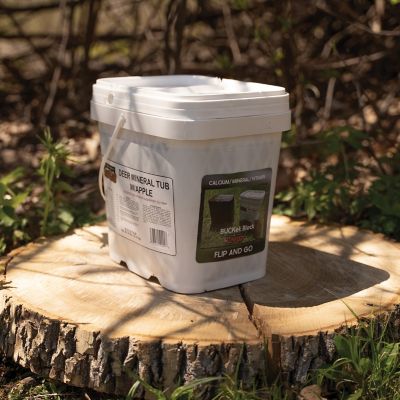 Image showing 1 th Whitetail Products Gone Wild Apple Flavor Bucket Block Deer Mineral Supplement
