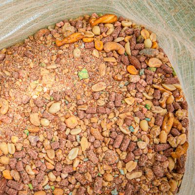 Image showing  Sweet Mix Bear Bait, Chocolate-Free Mix of Cookies and Candies