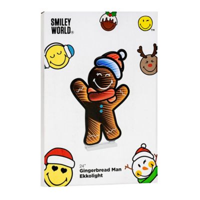 Image showing  SmileyWorld Holiday Gingerbread Man Ekkolight 24 in. H